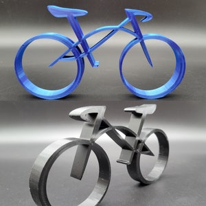 Bicycle Minimalist Art Piece | Bike Statue Decoration | Simple Line Style Home Decor | Gift for Biker or Cyclist! | Shelf Table Desk Cyclist