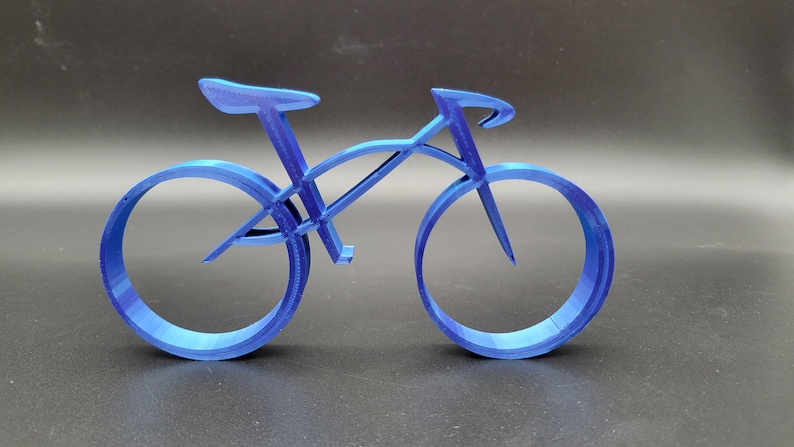 Newly Created Design! Bicycle Minimalist Art Piece | Bike Statue Decoration | Simple Line Style Home Decor | Gift for Biker or Cyclist!