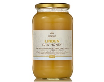 Earthbreath Linden Raw Honey 400g - 1800g - Pure Unpasteurized Unprocessed Natural sweetener - Free from any artificial additives