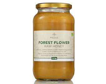 Earthbreath Forest Flower Raw honey Pure & Natural Organic Unpasteurized Unprocessed free from any artificial additives