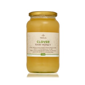 Earthbreath Clover Raw HONEY - 400g - 1800g - Pure Natural Unpasteurized UNPROCESSED free from any artificial additives