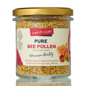 Earthbreath Bee Pollen Granules - 200g - Pure Raw Natural food supplement - Free from Any Artificial Additives