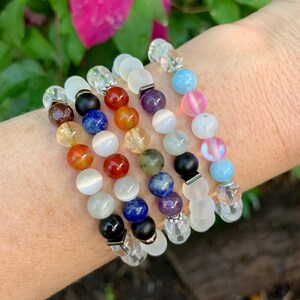 6mm Pride Bracelets - Diversity - Solidarity - LGBTQIA - Rainbow Beaded Bracelet - Lesbian - Gay - Bisexual - Trans - Asexual  Bear  Leather