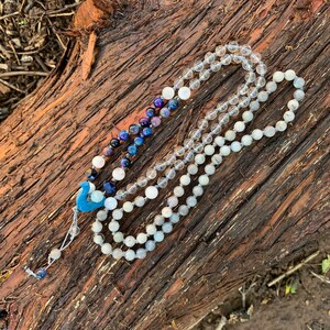 Gemstone Mala - Prayer Beads - Meditation - Mindfulness - Beaded Jewelry - Natural Stone Mala Bead Necklace