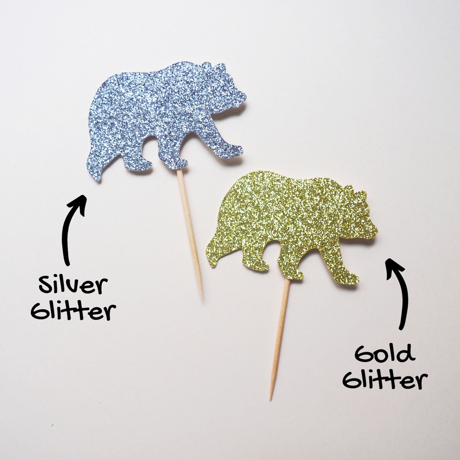 Arctic Animals Cupcake Topper Set Arctic Animal Toppers Etsy