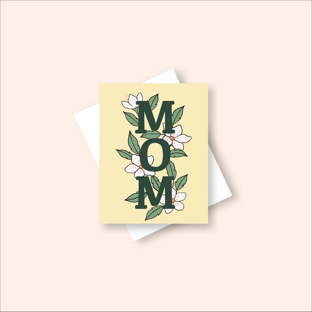 Mother's Day Card, Printable Card, Instant Download, Mom Birthday Card ...