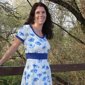 PDF Pattern Jersey Dress Betty&#39;s best dress Size 34-50 with sewing instructions