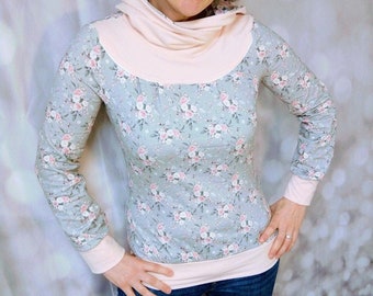 PDF Patroon Dames Hoodie De Omega Maat 34-50 met Naai instructies