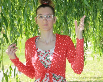 PDF patroon Bolero Knuffel me! Maat 34-50 met naai-instructies
