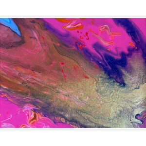 Paint Pouring, acrylic custom pouring piece, acrylic paint, Abstract Art