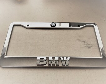 Dodge Mopar Mirrored Chrome Stainless Steel License Plate Frame