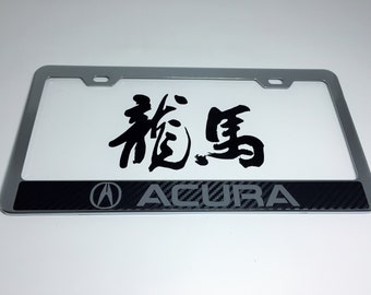 2X Buick Logo Stainless Steel License Plate Frame Rust Free W// Boltcap