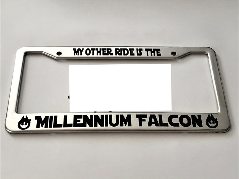 star wars license plate frame