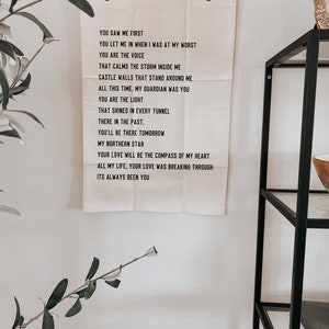 Always been you, canvas wall hanging, banner