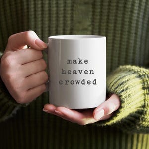 Faça o céu lotado, caneca de cerâmica, 11oz