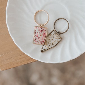 Simply Ammi Mustard Seed Keychain, Dried Flowers, gifts for her