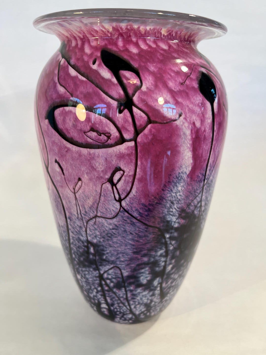 Abyss Vase Hand Blown Art Glass by Robert Eickholt - Etsy