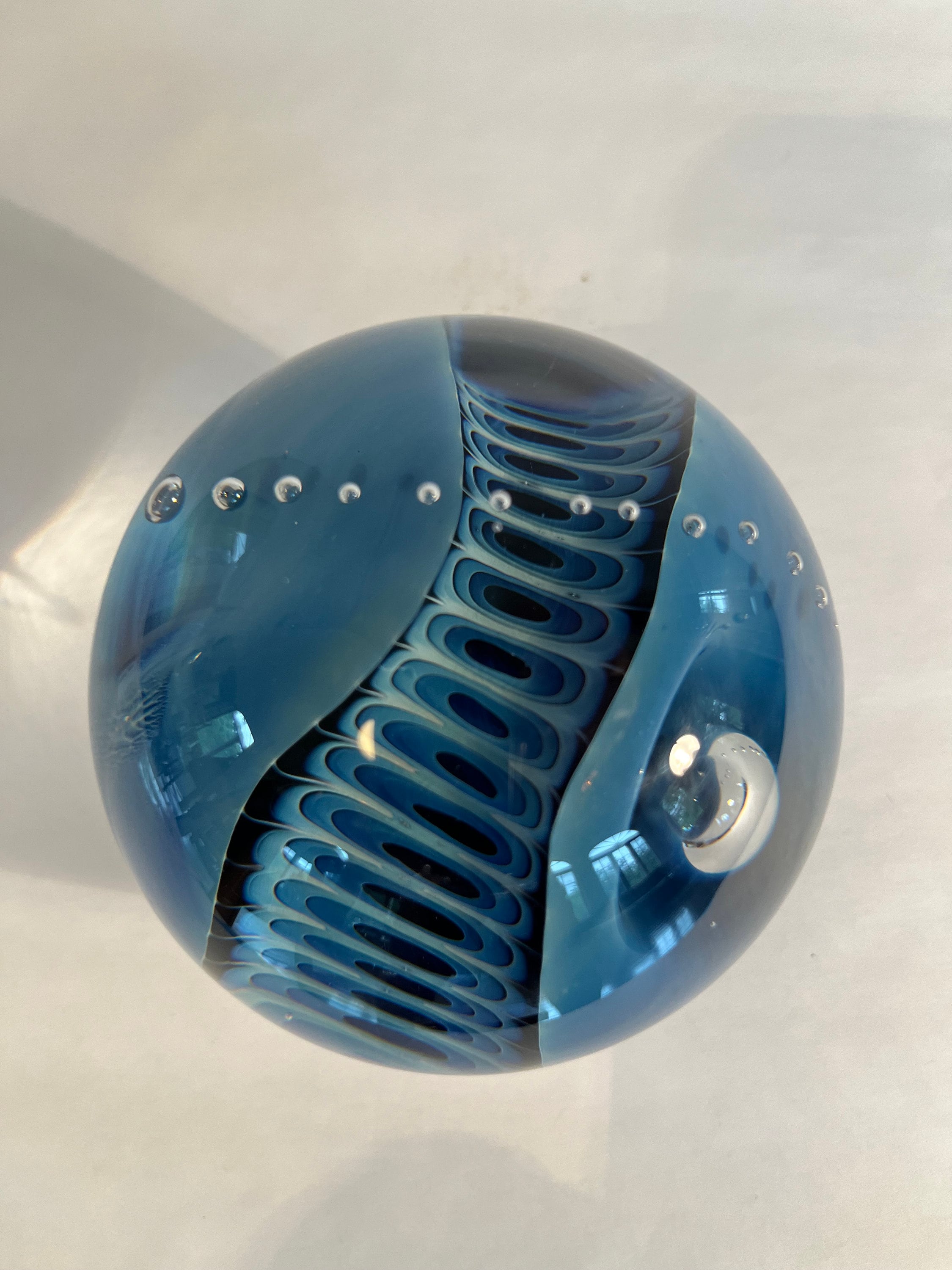 Abstraction Paper Weight Hand Blown Art Glass by Robert Eickholt - Etsy