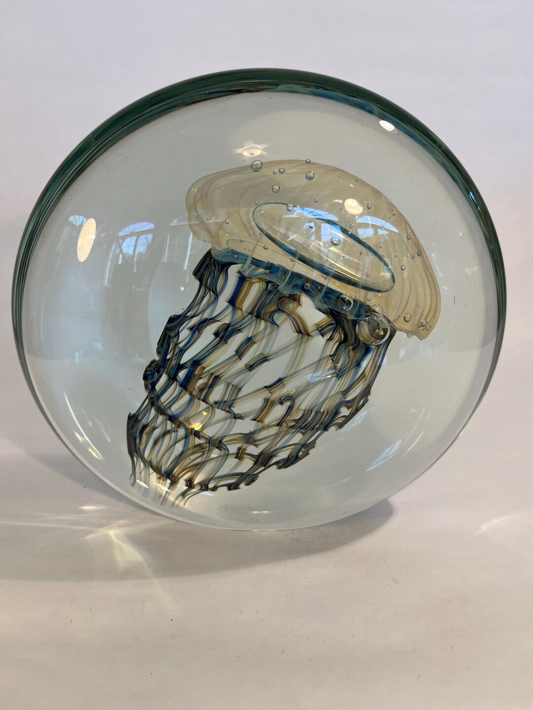 Jellyfish Sculpture Hand Blown Art Glass by Robert Eickholt - Etsy