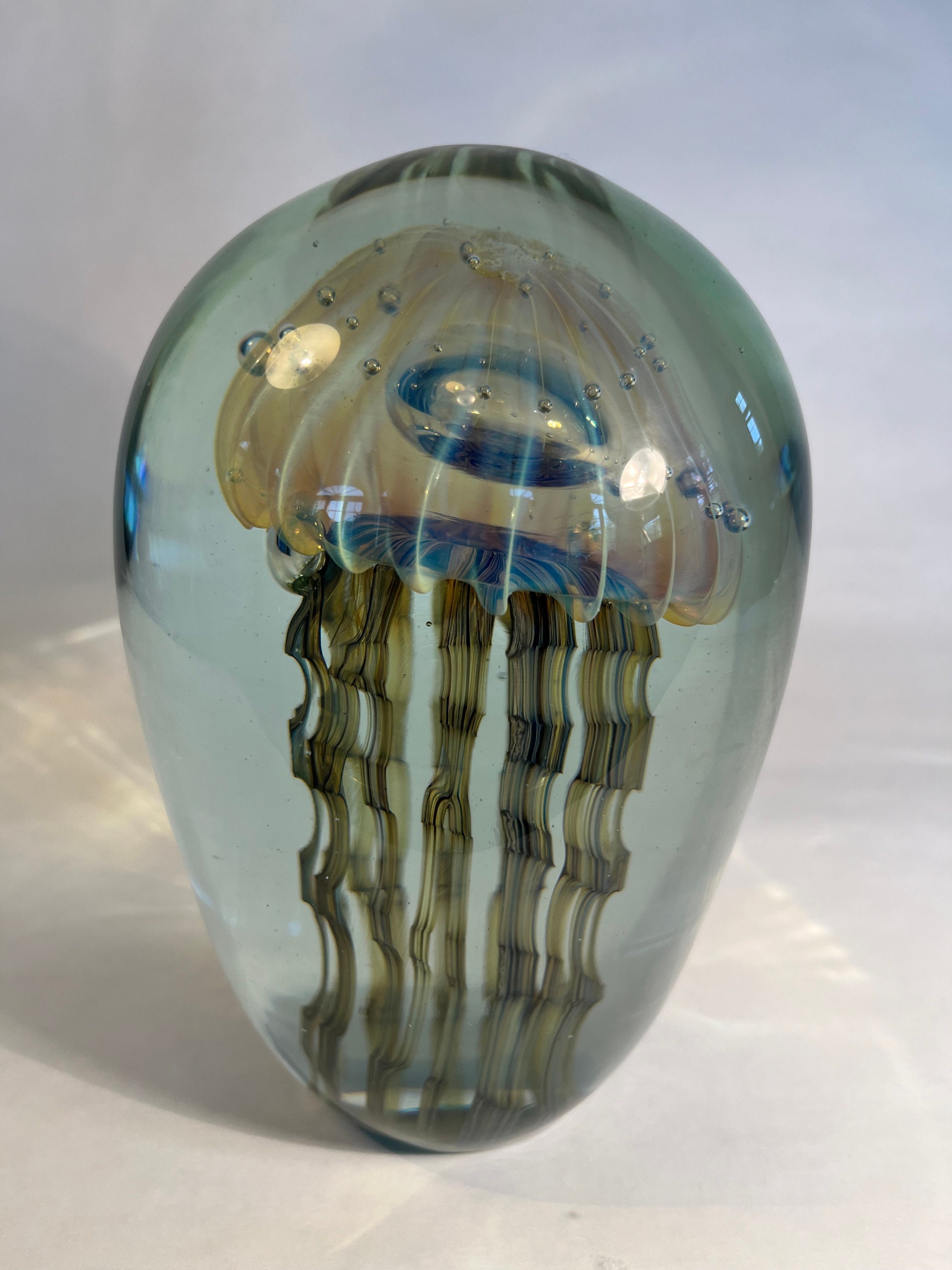 Jellyfish Sculpture Hand Blown Art Glass by Robert Eickholt - Etsy