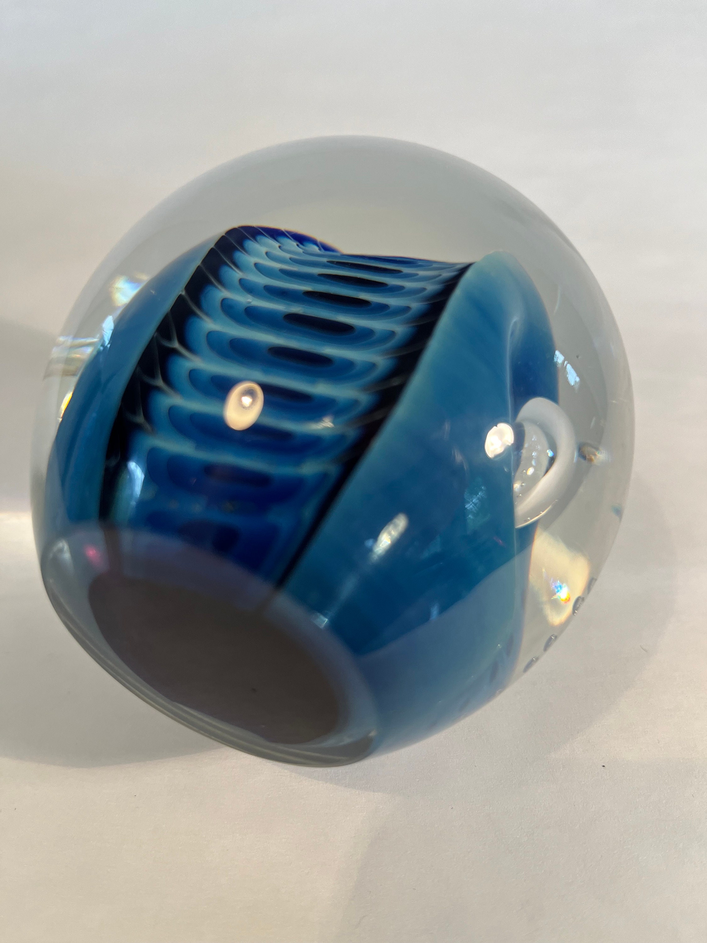 Abstraction Paper Weight Hand Blown Art Glass by Robert Eickholt - Etsy
