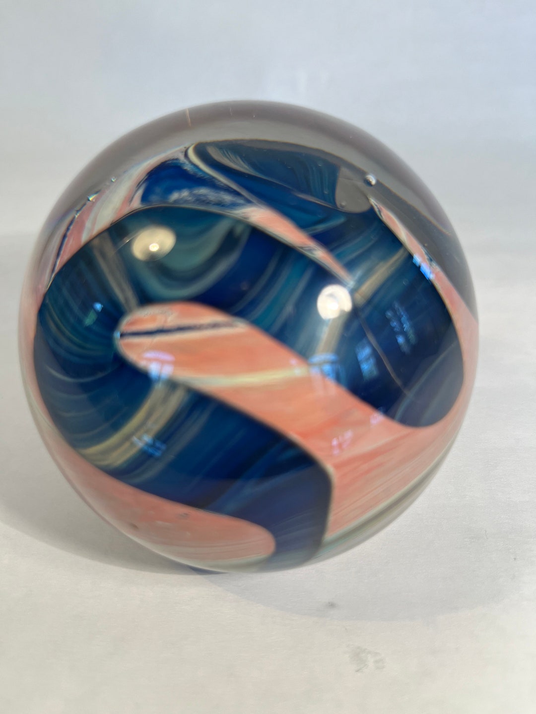 Galaxy Paper Weight Hand Blown Art Glass by Robert Eickholt - Etsy