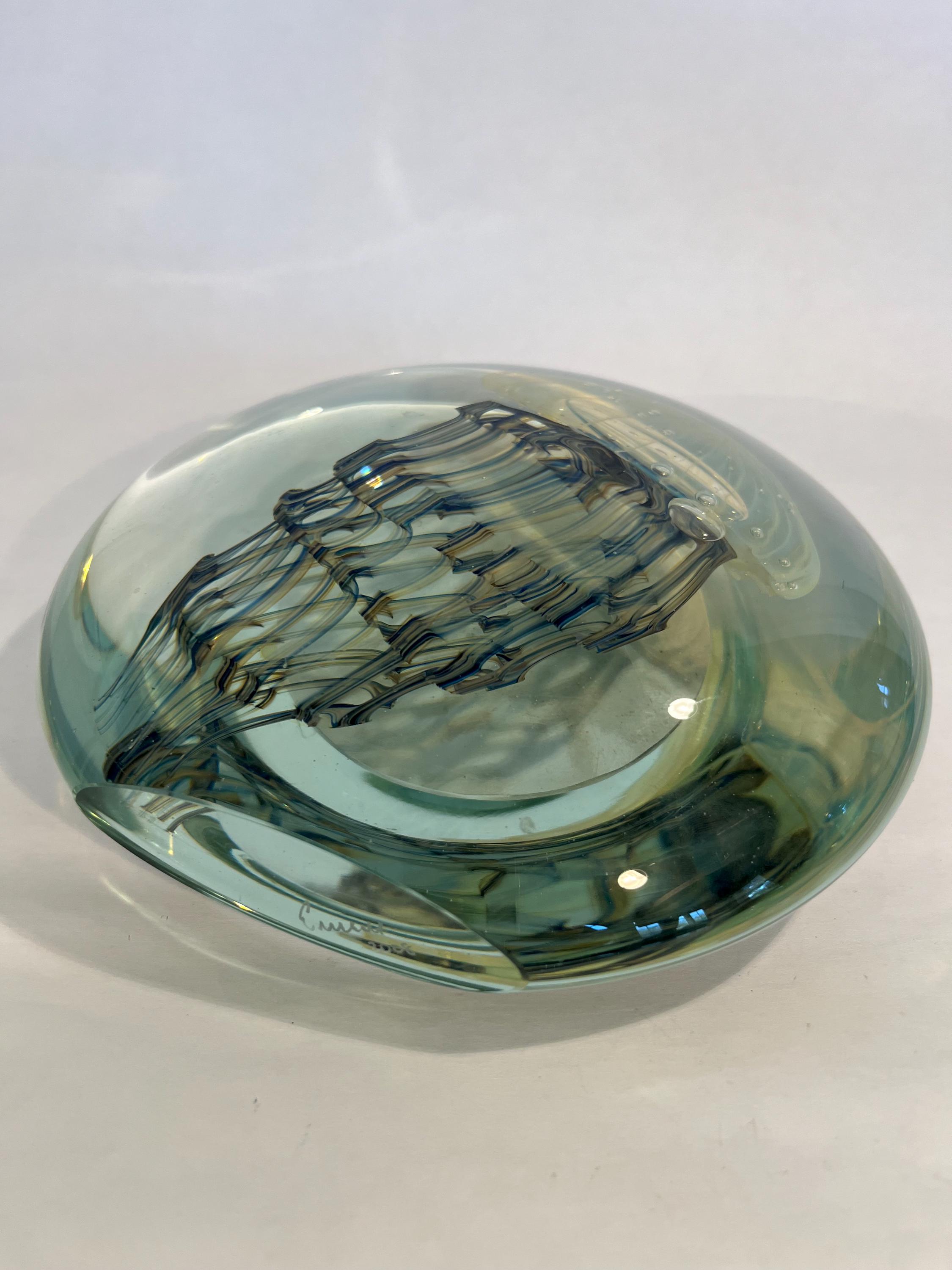Jellyfish Sculpture Hand Blown Art Glass by Robert Eickholt - Etsy
