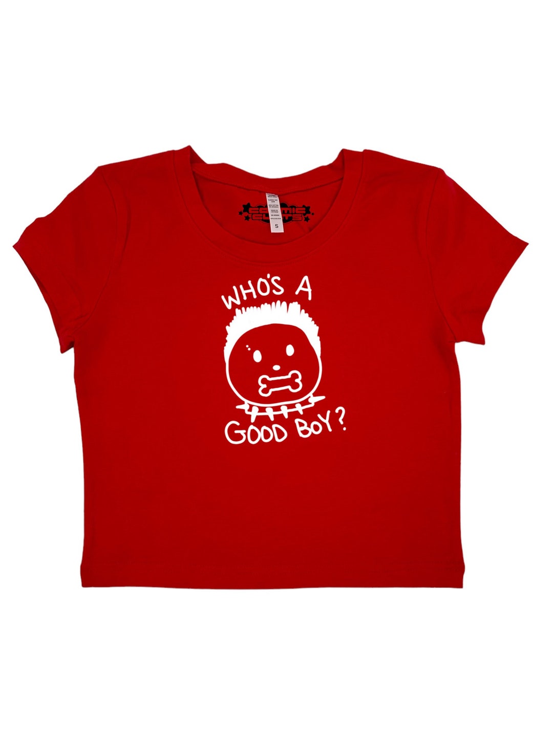 Who's A Good Boy Y2K Inspired Fun T-Shirt | SHEIN A