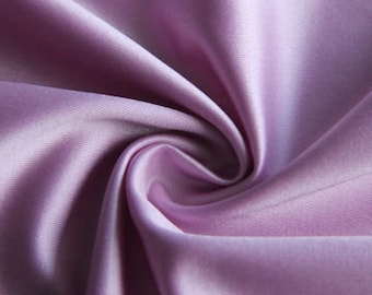 Shiny Finish Milliskin Nylon Spandex Fabric | (2 Way Stretch/Per Yard) Lavender