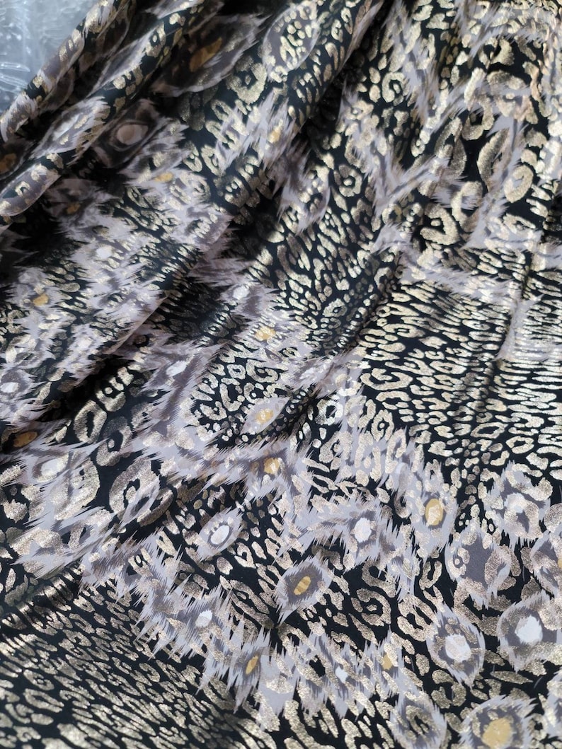 Nylon Spandex Fabric 4 Way Stretch/per Yard Animal Print - Etsy