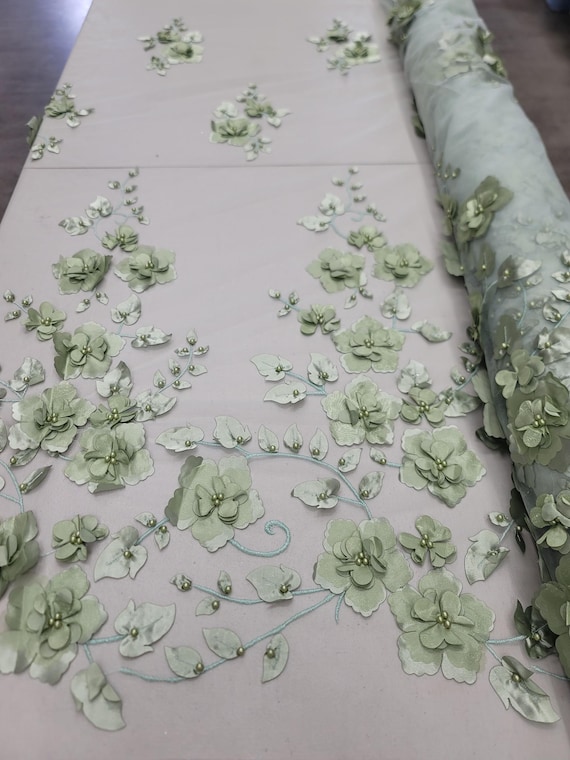 sage green fabric for dress Sage Green Eversong Brocade Fabric