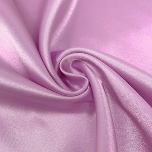 Charmeuse Satin Fabric | 58&quot; Wide | Silky, Bridal | Decoration Fashion Crafts Fabric Sold By Yard Lilac Dress Draping Clothing Stretch Satin