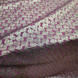 Fabric Sold By The Yard Gold Roses Brocade
