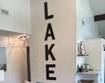 Large Wooden Letters For Wall - Wall Letters For Nursery Decor, Gameroom, Monogram And More