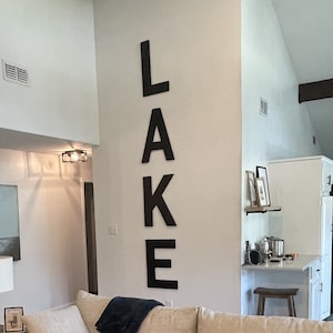 Large Wooden Letters For Wall - Wall Letters For Nursery Decor, Gameroom, Monogram And More