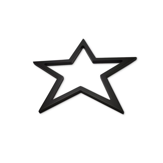 Wooden Star Wall Decor Painted Star Home Decor Star Craft Etsy