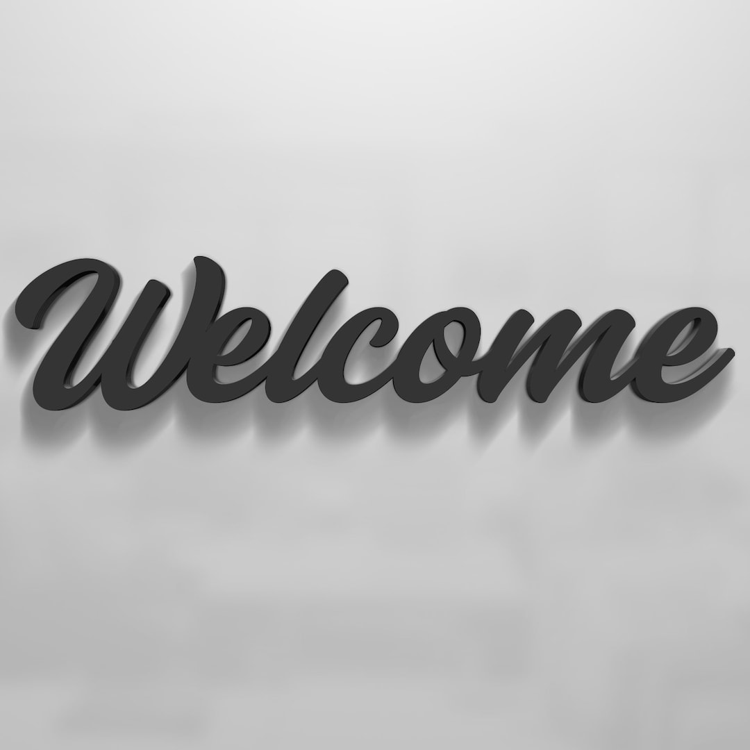 wood-welcome-sign-welcome-word-sign-entryway-decor-family-room-wall