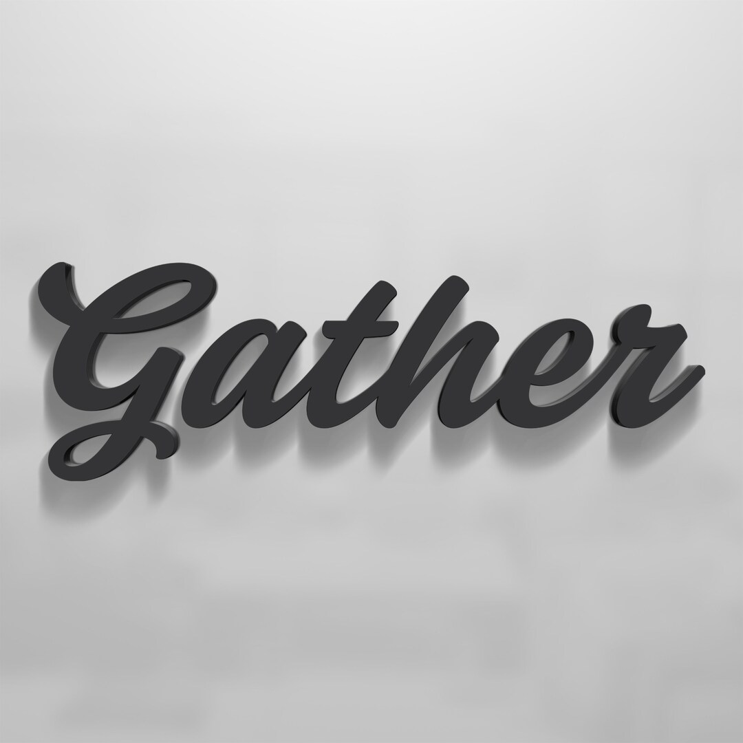 Wood Gather Sign Script Gather Word Sign Gather Wall Decor Thanksgiving wood-gather-sign-script-gather-word-sign-gather-wall-decor-thanksgiving