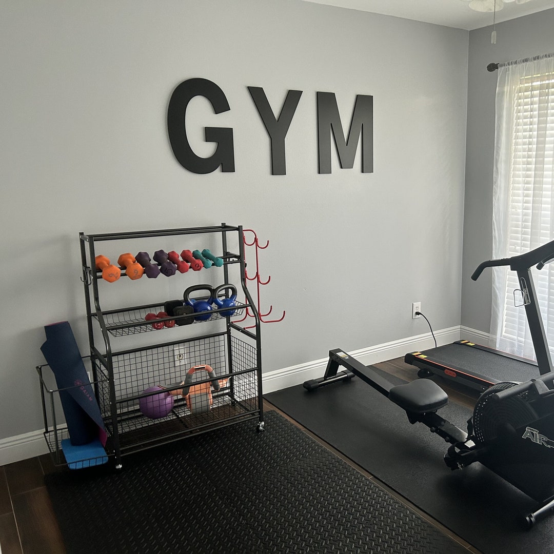 Large GYM Letters for Wall - Wooden Sign Lettering for Custom GYM ...