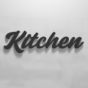 Wood Kitchen Sign | Painted Wooden Letters for Farmhouse Decor | Wall Letters