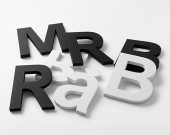 PVC Letters for Wall Signs, Custom Indoor & Outdoor Decor, Weather Resistant Letters