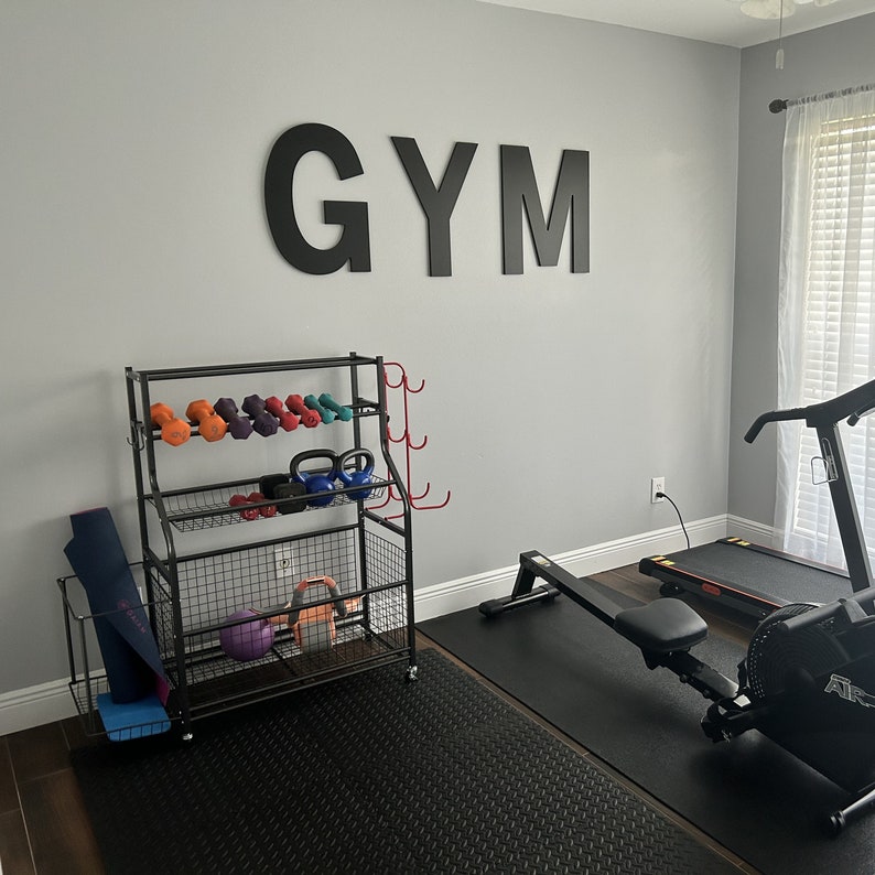 wooden letters GYM