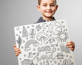 Página para colorear del Antiguo Testamento: Conferencia General Cristiana (Descarga digital) Página para colorear GRANDE