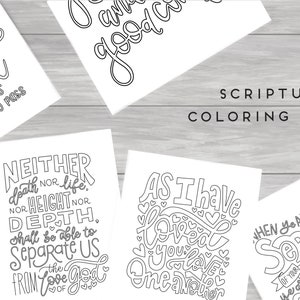 Scripture Coloring Pages LDS Scriptures Printable LDS Coloring Pages General Conference Coloring image 3