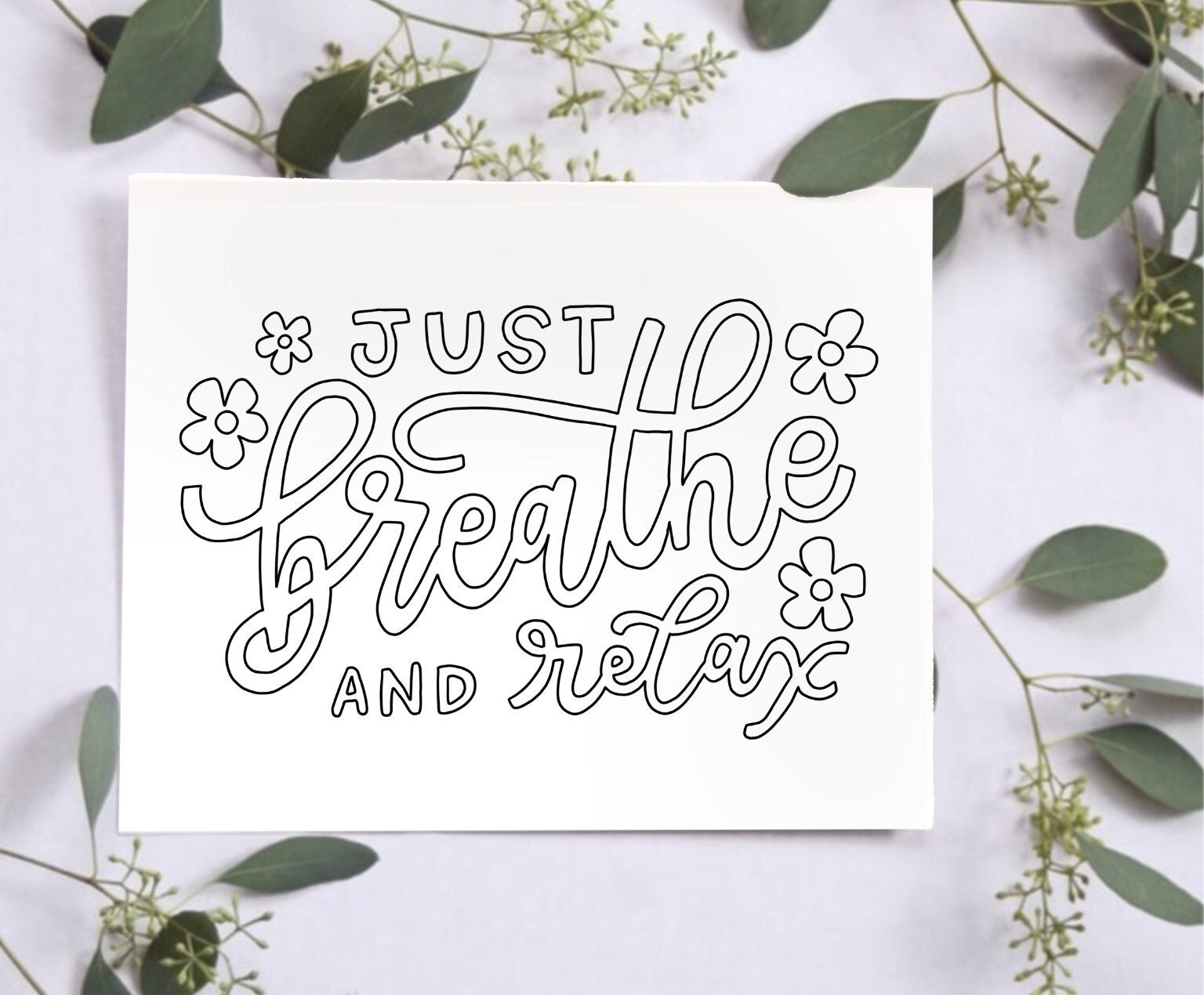 Positive Affirmation Coloring Pages Motivational Printable Coloring ...