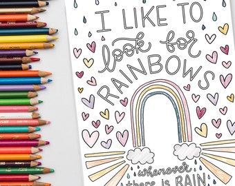 Dibujos para colorear del Bautismo: Jesús cristiano, arcoíris (Descarga digital)