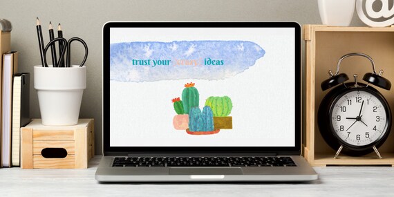 Trust Your Crazy Ideas Organizational Desktop Backgrounds 4 Etsy