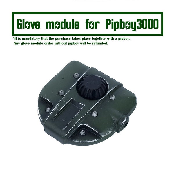 Glove module for pipboy - Fallout inspired in 1:1 scale / Cosplay Props / Handmade / Unofficial / Fan-Art