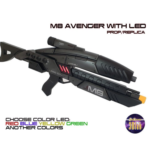 Von Mass Effect inspirierter M8 Avenger in 1:1 - Sammlerstück - Cosplay Prop / Handarbeit / Inoffiziell / Fan-Art / Videospiel Nerd Geek Geschenk