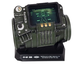 Fallout inspirierte PIPBOY 3000 Prop im Maßstab 1:1 / Cosplay Prop / Handgefertigt / Inoffiziell / Fan-Art / Videospiel-Nerd-Geek-Geschenk